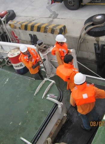 澎湖加強船舶航行安全 南海之星2號進行緊急應變演練