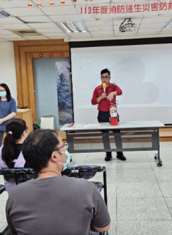 澎湖老人之家舉行消防逃生訓練 提升災害應變能力