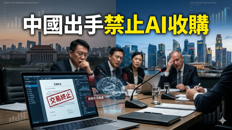 中國出手禁止 Meta 收購 Manus AI 技術外流疑慮讓20億美元交易破局