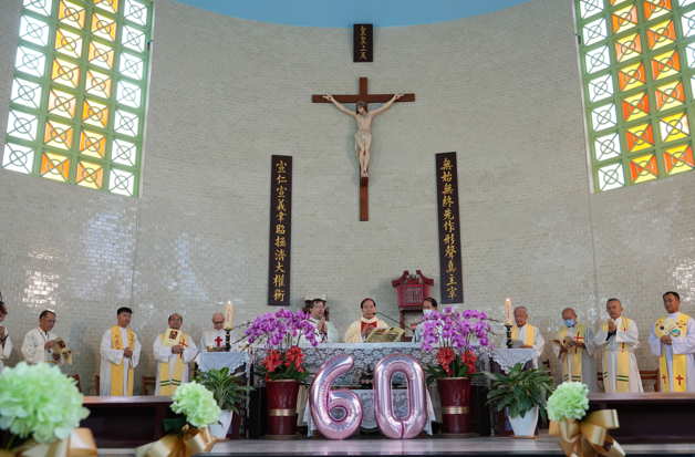 馬公聖母病人之痊天主堂建堂60週年 陳光復縣長感謝教會奉獻社會