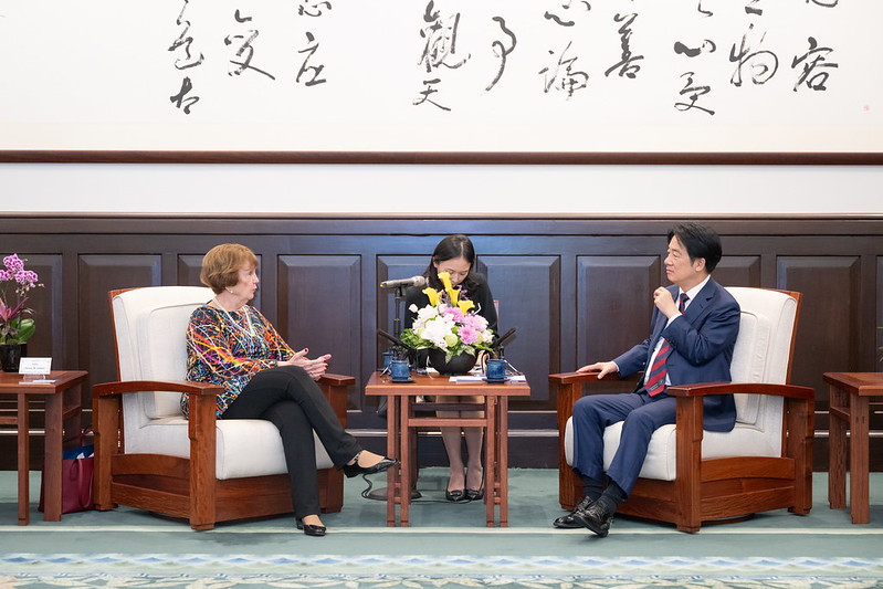 面對區域安全挑戰　賴清德總統接見美國外交政策全國委員會：深化臺美合作是維護和平的重要關鍵