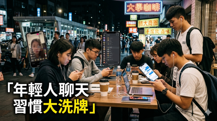 「3大APP崛起」年輕人不愛LINE了？聊天習慣正在洗牌　IG成私聊新主場