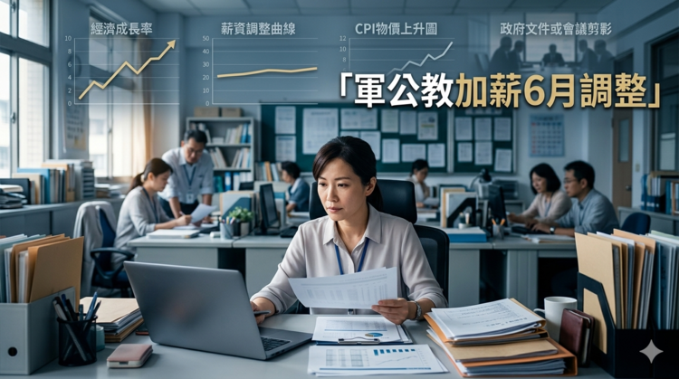 軍公教2026年加薪　這筆錢6月可望大幅調整　全教總呼籲整體調10％並落實共享經濟成長