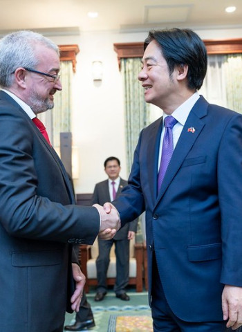 深化臺捷友誼！賴清德總統接見捷克眾議院友台小組 共同探討合作契機