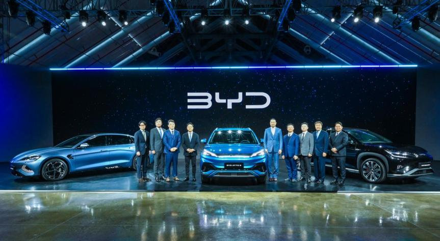 比亞迪乘用車品牌進軍韓國市場，現代和起亞接受考驗