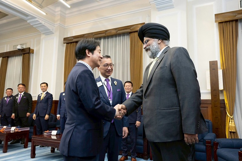 賴清德總統接見國際獅子會總會長辛格　高度肯定公益貢獻表現　深化合作攜手發揮善良公義精神注入社會正向力量