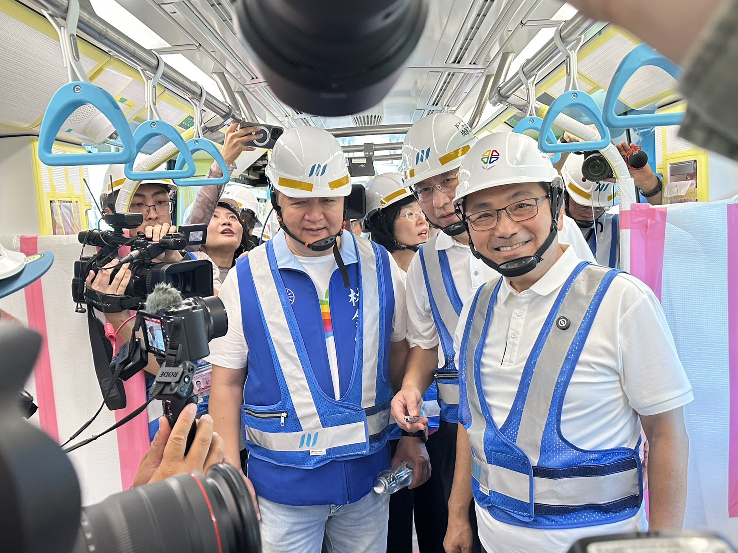 新北三鶯線捷運年底通車有望 新北市長侯友宜視察陶瓷老街站 強調工程進度須如質如期完成
