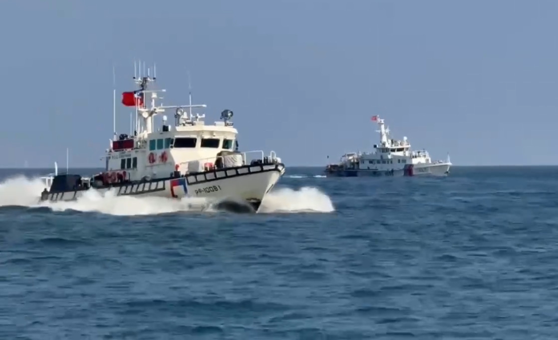 公投才落幕隔天驚見中國海警編隊入侵金門　海巡艇火速出動驅離