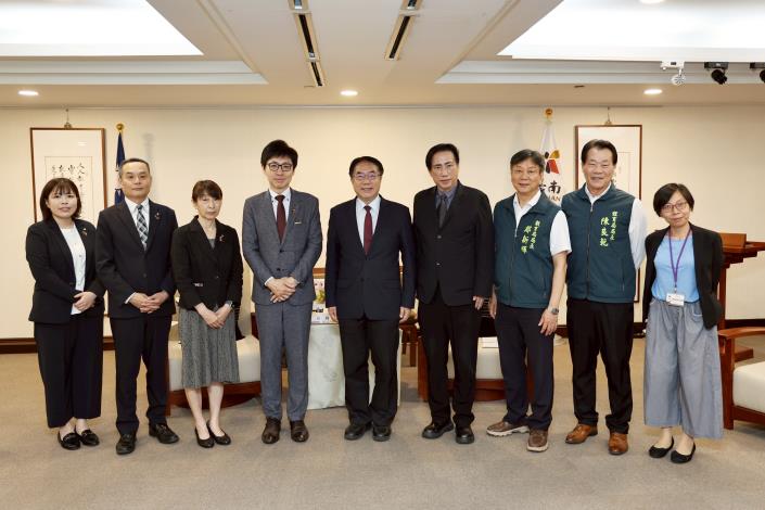 黃偉哲市長接待日本秋田市沼谷純市長　臺南秋田攜手推動日臺青年交流
