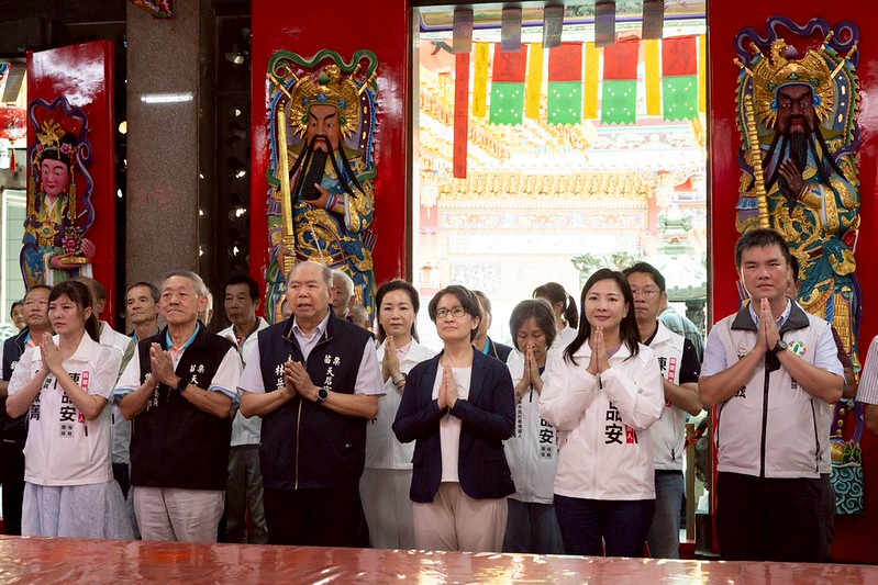 蕭美琴副總統赴苗栗祈福　盼臺灣風調雨順國泰民安