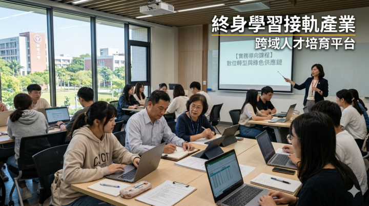 長榮大學永續教育學院打造終身學習平台　助在職人士培育跨域專業人才接軌產業需求