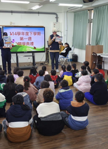 寒假結束開學日 澎湖縣外垵警進校園 宣導反詐識詐