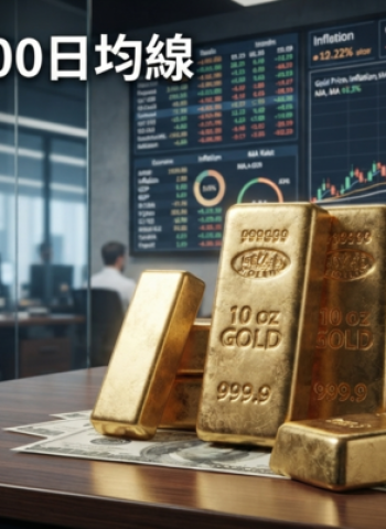美國7月CPI降溫推升降息預期　黃金突破100日均線站上逾兩個月高點