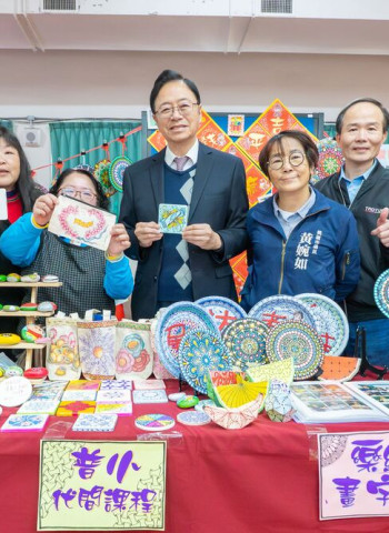 桃園市114年度樂齡學習成果展展示長者學習成果　桃園市長張善政強調打造城市樂齡生活空間，落實高齡友善環境