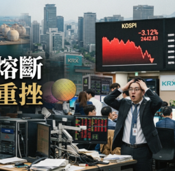 亞洲股市重挫｜韓股盤中熔斷、日股暴跌逾2,000點　AI投資疑慮與油價飆升衝擊亞股