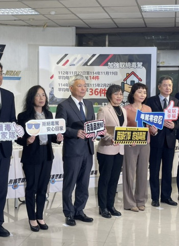 毒駕零容忍政策推進 「內政 × 法務 × 交通」跨部會聯手出擊 全力打擊毒駕守護國人安全